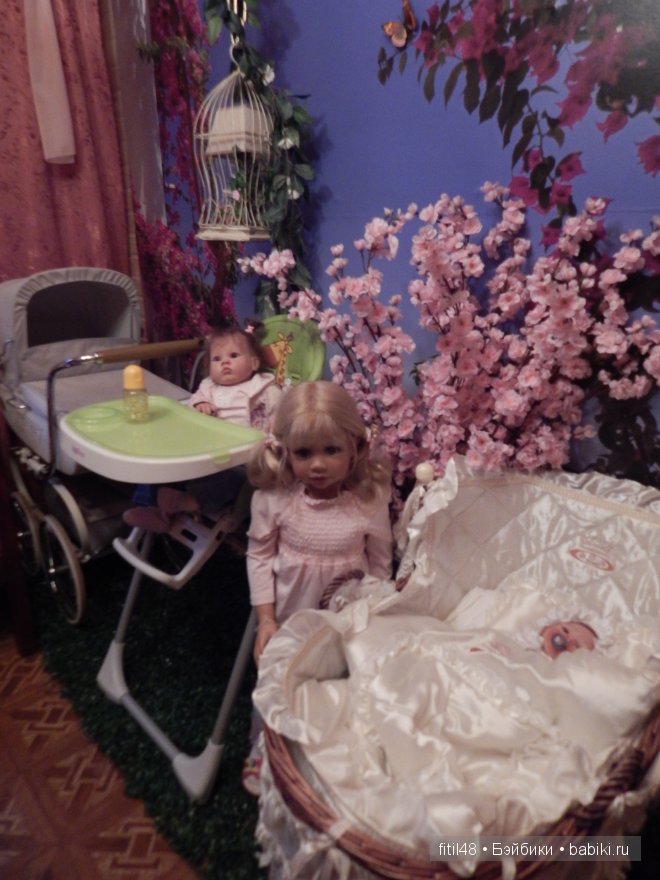 Новый интерьер комнаты для моих куклодеток (фото 10)