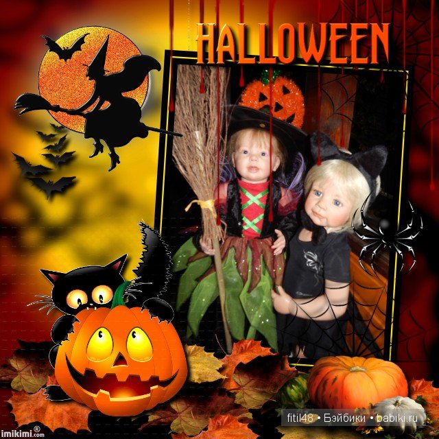 Мы играем в Хэллоуин — Куклы Реборн (Reborn): домашние фото (фото 2)