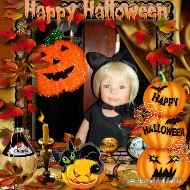 Мы играем в Хэллоуин — Куклы Реборн (Reborn): домашние фото (фото 5)