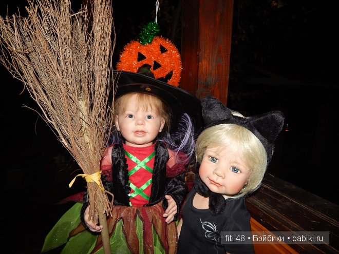 Мы играем в Хэллоуин — Куклы Реборн (Reborn): домашние фото (фото 4)