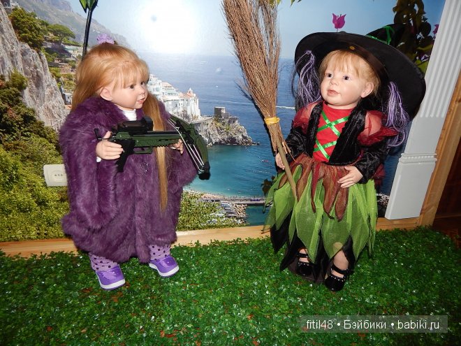 Мы играем в Хэллоуин — Куклы Реборн (Reborn): домашние фото