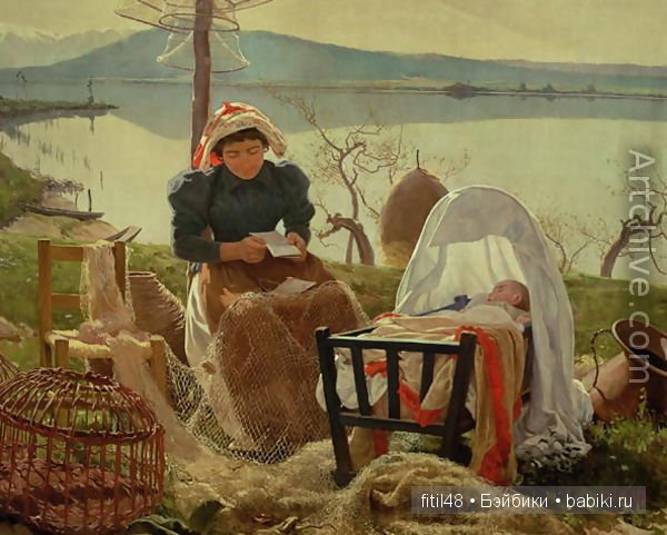 Детские коляски в живописи