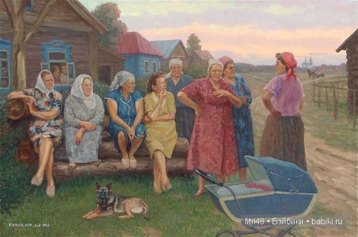 Детские коляски в живописи