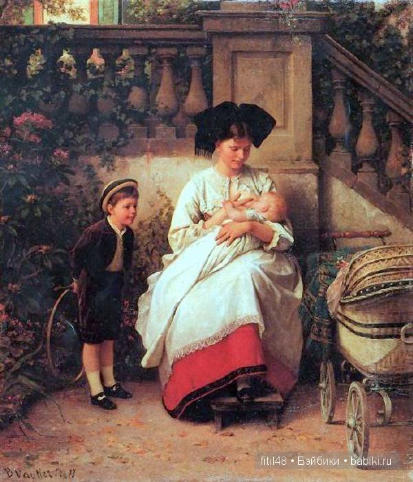 Детские коляски в живописи (фото 9)