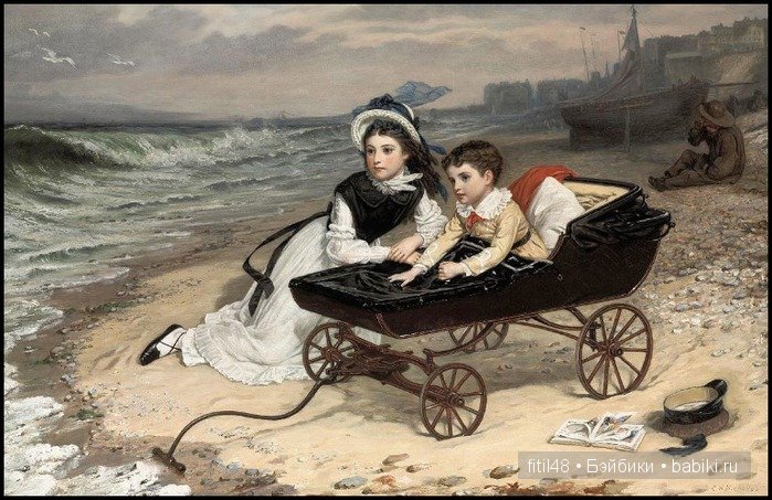 Детские коляски в живописи