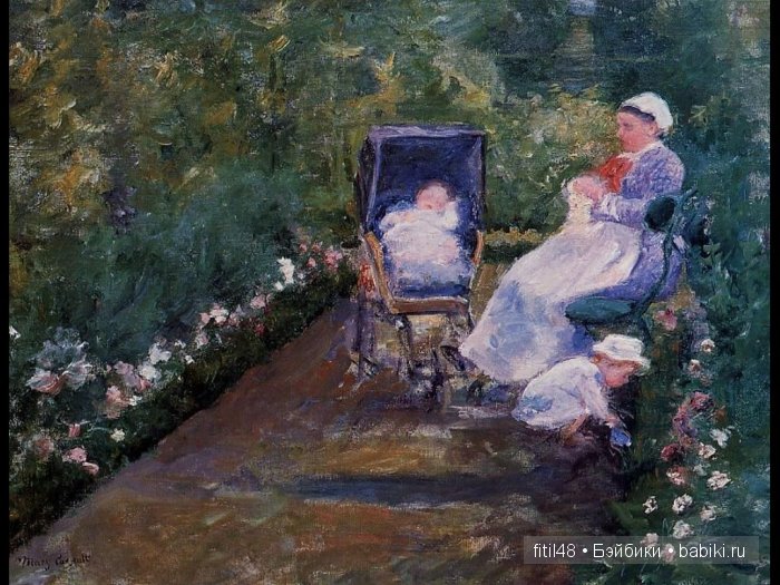 Детские коляски в живописи