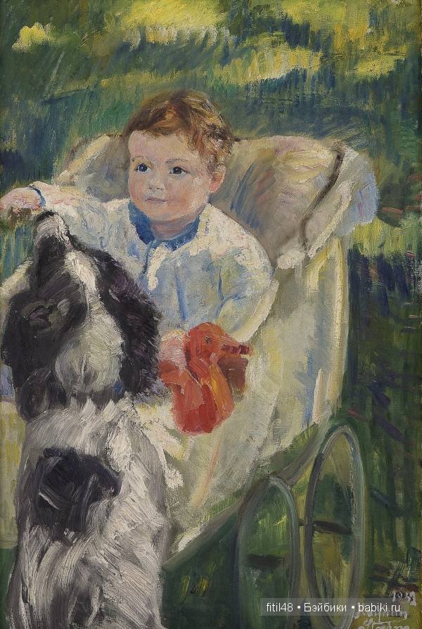 Детские коляски в живописи