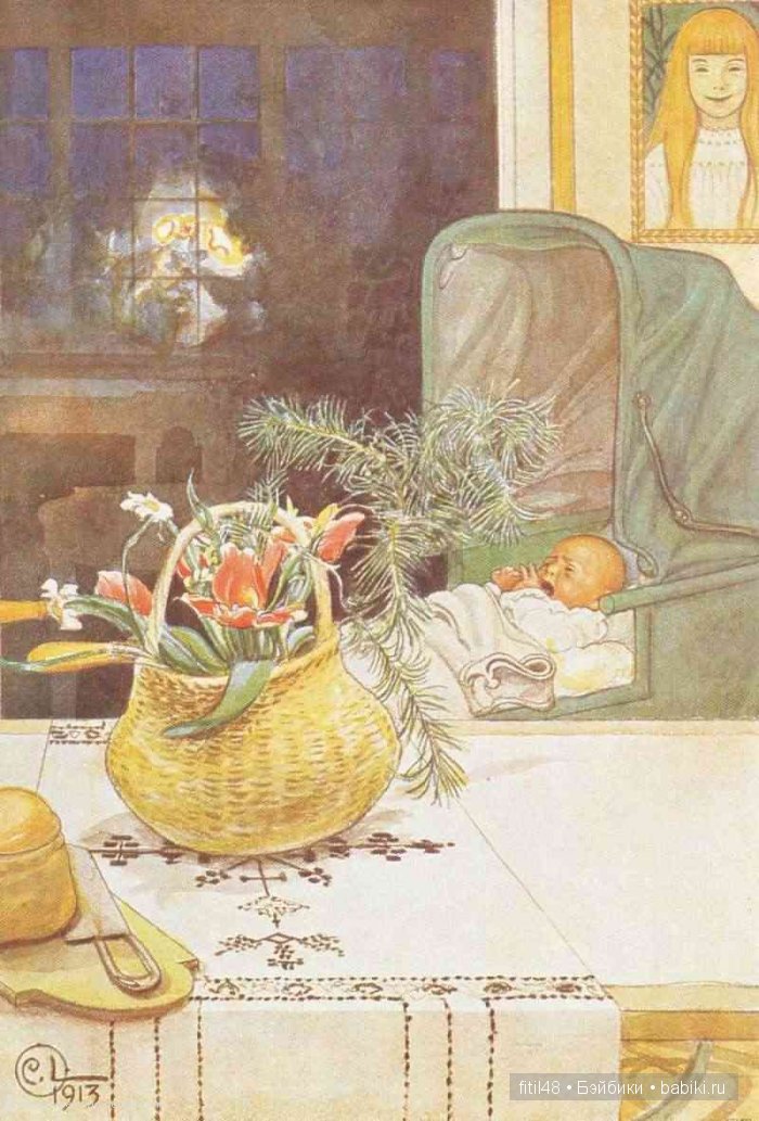 Детские коляски в живописи