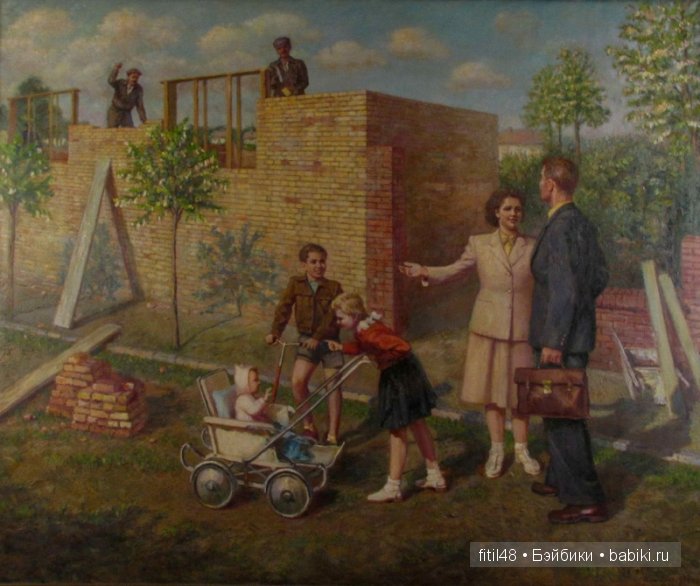 Детские коляски в живописи