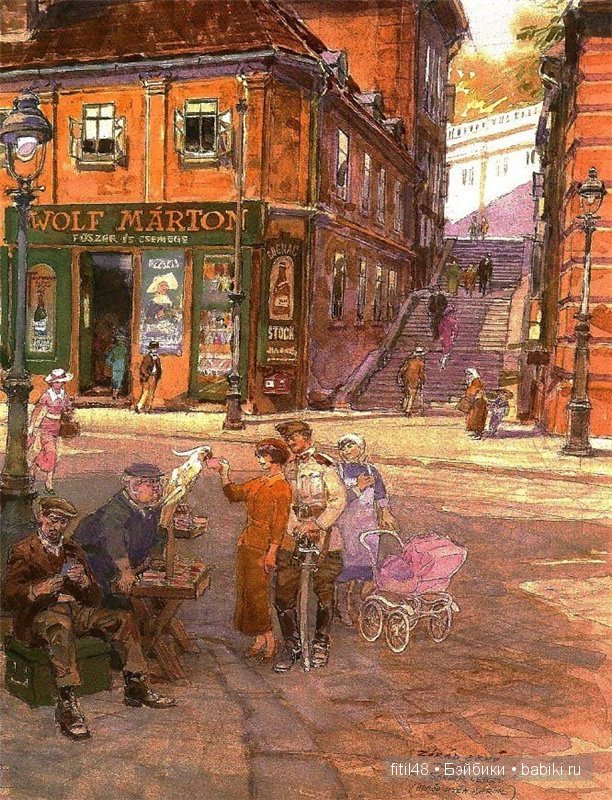 Детские коляски в живописи (фото 8)