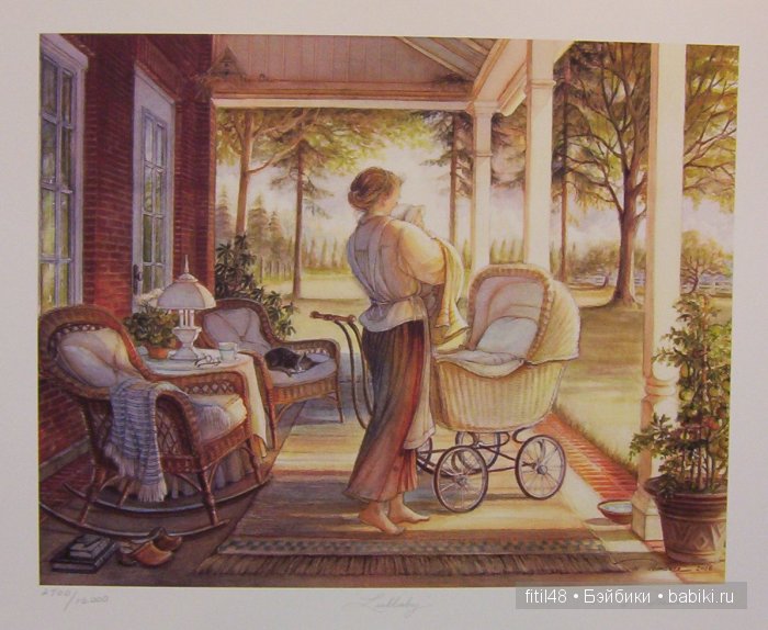 Детские коляски в живописи