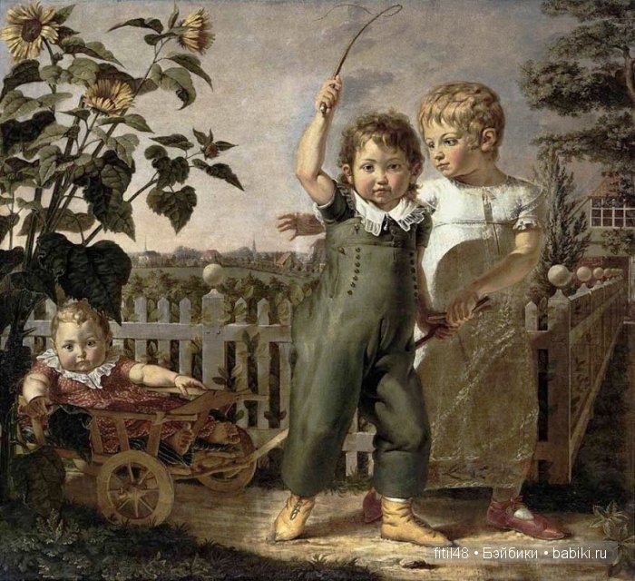 Детские коляски в живописи