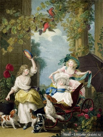 Детская коляска - 200-летняя метаморфоза" Часть I. Прообразы современной коляски: тачки, тележки, детские экипажи и кареты