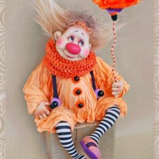 Жил на арене рыжий клоун. Авторские куклы Светланы Михайловой