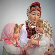 Там русский дух, там Русью пахнет! Авторские куклы Елены Медведковой.