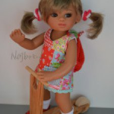 Линда из Berliner Rasselbande. Кукла от Габриелы Мюллер