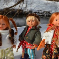 Зима не спешит уходить... Вихтели Rosemarie Anna Muller