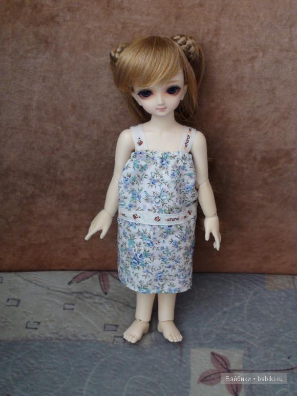 Платье для Юки своими руками.Кукла БЖД