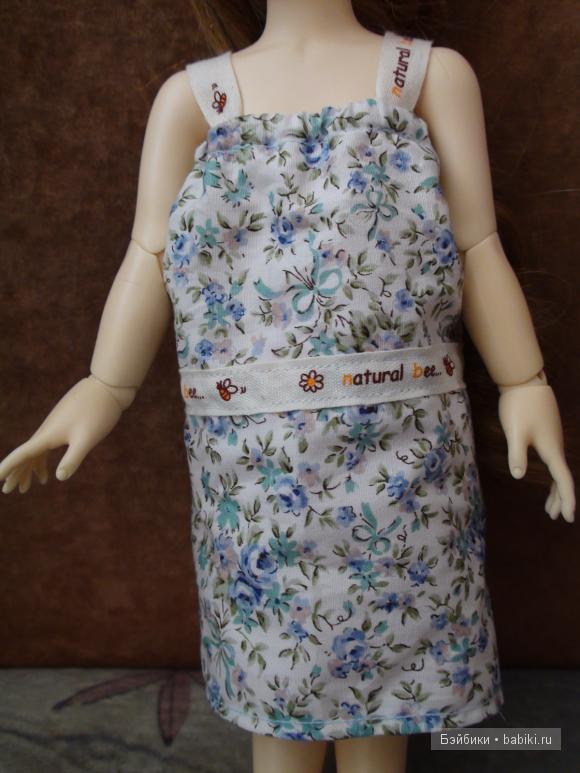 Платье для Юки своими руками.Кукла БЖД