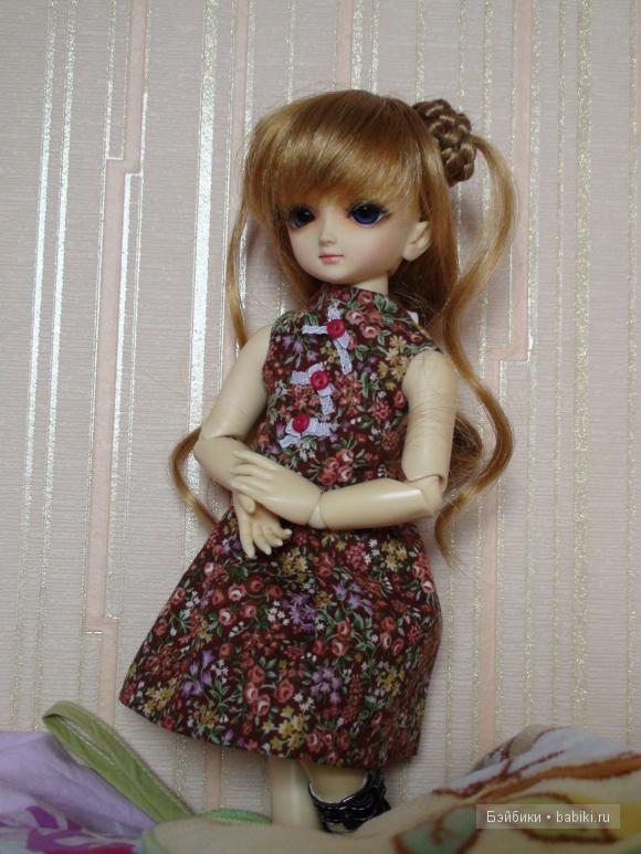 Платишко своими руками, кукла БЖД, Мицу-Юки
