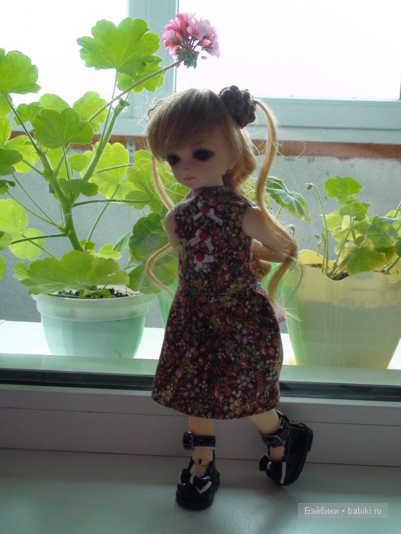 Платишко своими руками, кукла БЖД, Мицу-Юки