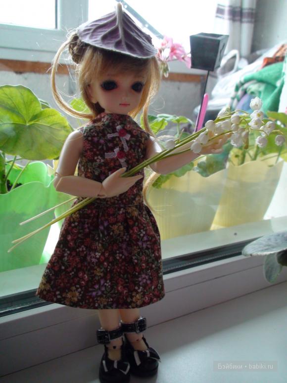 Платишко своими руками, кукла БЖД, Мицу-Юки