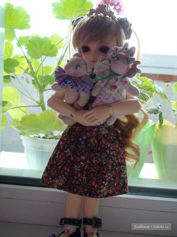 Платишко своими руками, кукла БЖД, Мицу-Юки