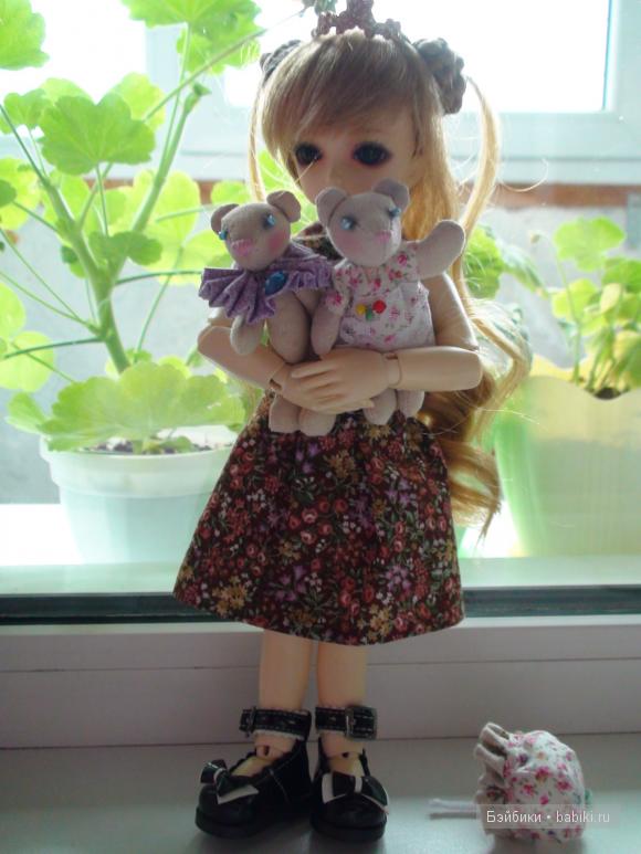 Платишко своими руками, кукла БЖД, Мицу-Юки