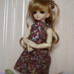 Цветочное платье в дождливый день