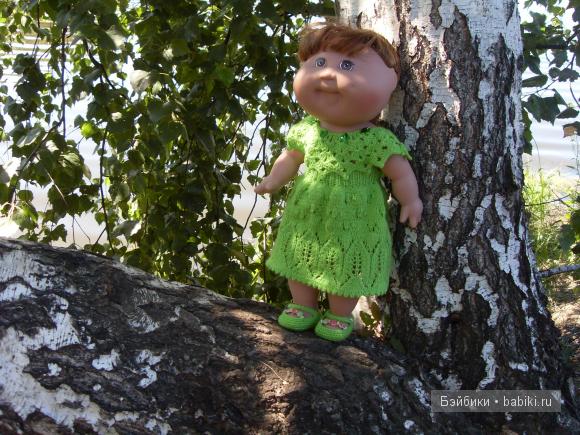 кукла капустка Лада в платье