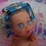 Малышка Сьюзи приехала, Galoob Baby Face doll