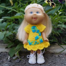 Когда появляется новая куколка, хочется её наряжать. Продолжение. Капустка Лилочка и её обновки