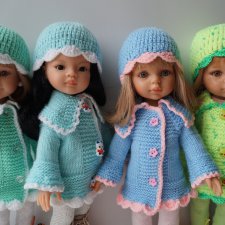 Теплые осенние комплекты для девочек Paola Reina, Паола Рейна, старого и нового образца.