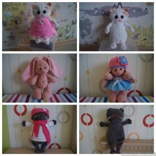 Выкройки котят и зайки