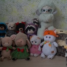 Как хорошо когда есть сестрички и братики! Агашины плюшевые зверюшки