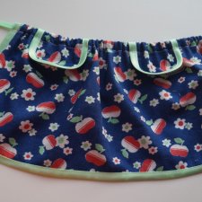 Выкройка халата для советской куклы Свердловской Оли, Лены и схожих по размерам других девочек