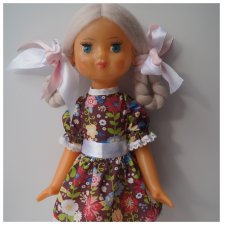 Выкройка платья и трусиков для Алёнушки ф-ка Вятка, ростом 42 см