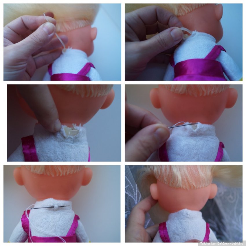 Вторая выписка марта. Нейрохирург вылечил девочку. Снова убираем банчемсы из волос Маши. Соединила голову и тело, получилась