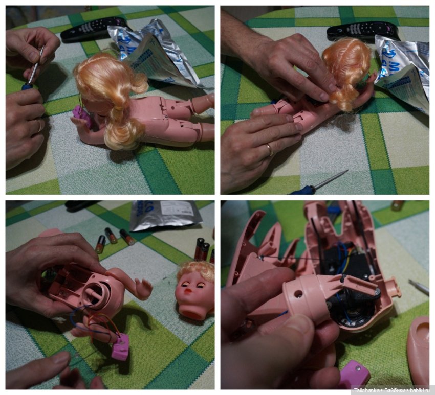 Третья выписка марта. Ремонт перелома шеи и покусанной руки Барби. Как запаять плечо, убираем старый высохший клей,