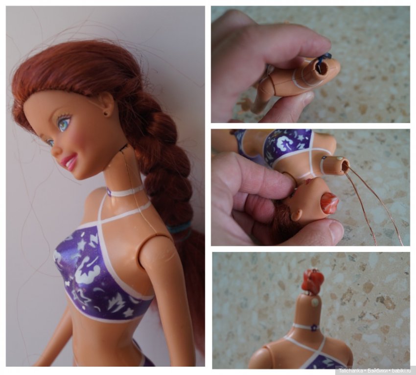 Третья выписка марта. Ремонт перелома шеи и покусанной руки Барби. Как запаять плечо, убираем старый высохший клей,