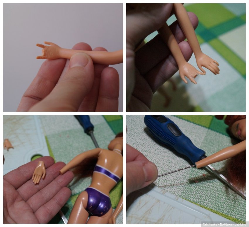 Третья выписка марта. Ремонт перелома шеи и покусанной руки Барби. Как запаять плечо, убираем старый высохший клей,