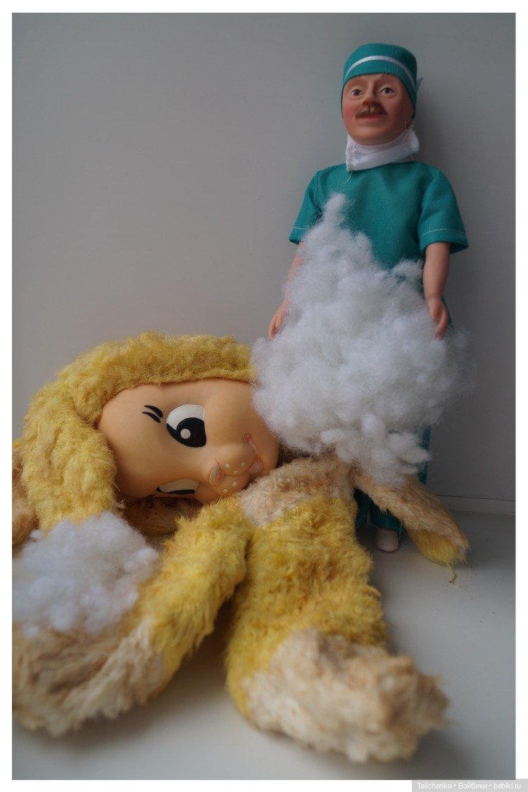 Четвёртая выписка апреля. Замена тела, флокировка с частичной прошивкой, раскрошилась шея Анны, лепка потерявшейся ножки