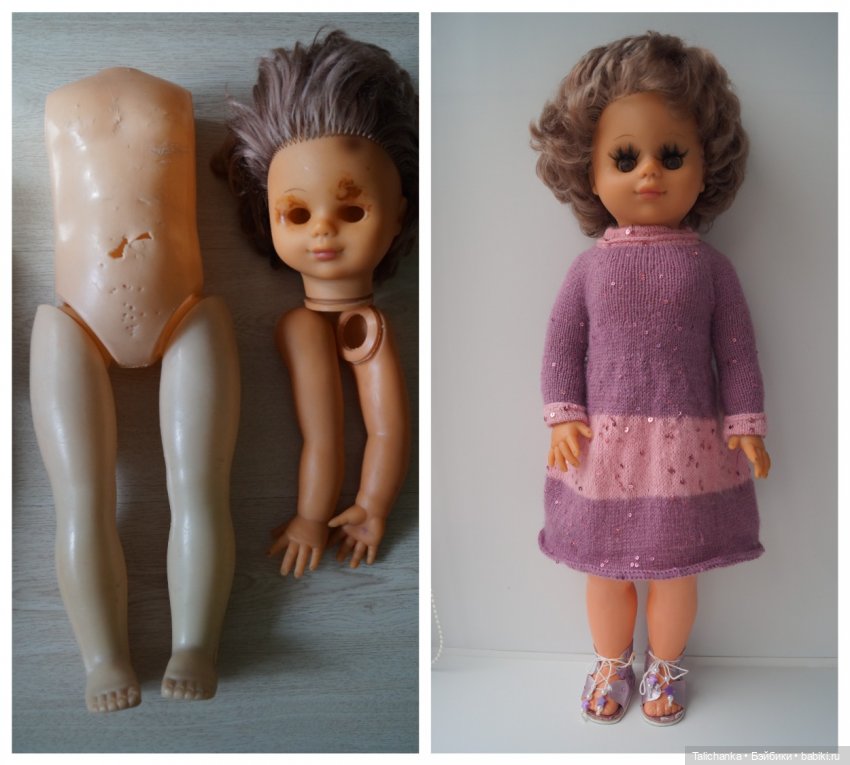 Четвёртая выписка апреля. Замена тела, флокировка с частичной прошивкой, раскрошилась шея Анны, лепка потерявшейся ножки