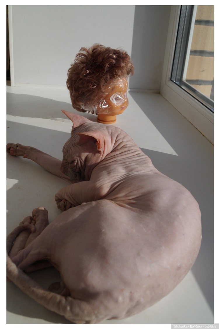 Четвёртая выписка апреля. Замена тела, флокировка с частичной прошивкой, раскрошилась шея Анны, лепка потерявшейся ножки