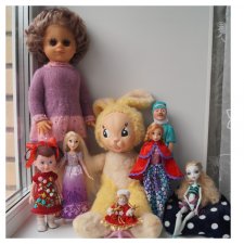 Четвёртая выписка апреля. Замена тела, флокировка с частичной прошивкой, раскрошилась шея Анны, лепка потерявшейся ножки