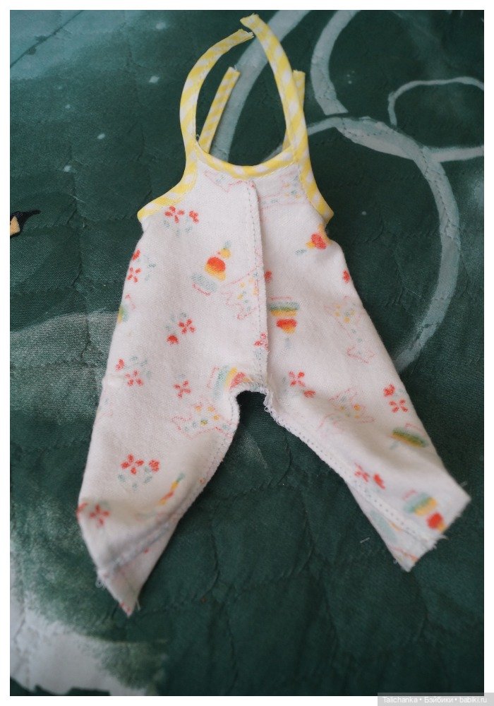 Выкройка ползуночков и распашонки для пупса голыш 28 см ростом. Ярославская фабрика Луч (фото 9)