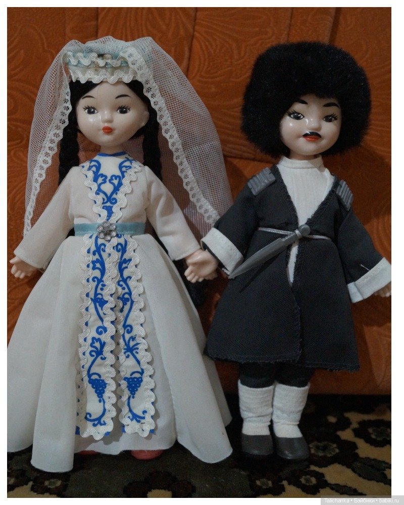 Родная одежда советских винтажных кукол. Часть первая