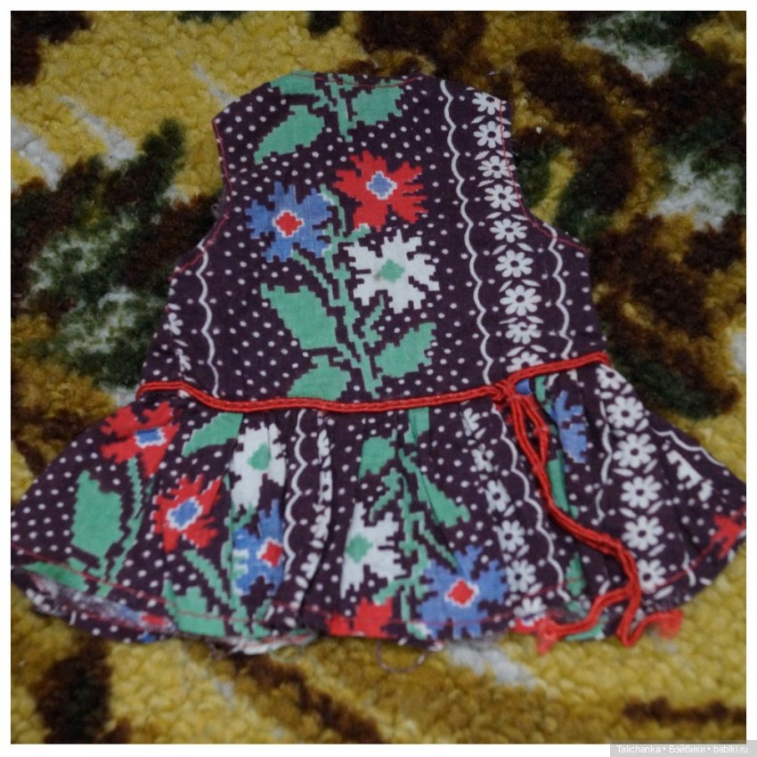 Родная одежда советских винтажных кукол. Часть первая