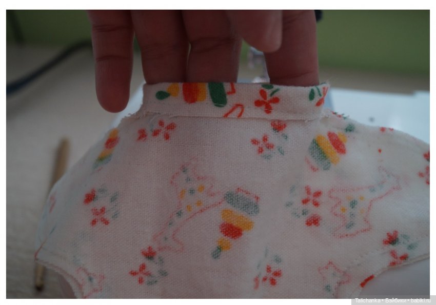 Выкройка тела (+ сарафанчик) для мягонькой куколки, ростом примерно 25 см