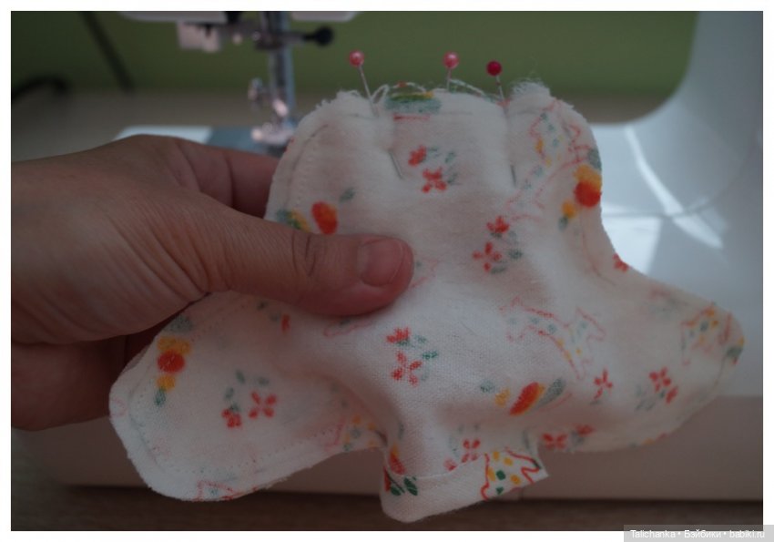 Выкройка тела (+ сарафанчик) для мягонькой куколки, ростом примерно 25 см